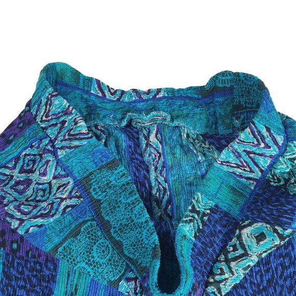 Women Boho Shorts Crepe Cotton Stretch Waist 26 Inch Casual Beach Core Vacation - Picture 4 of 7